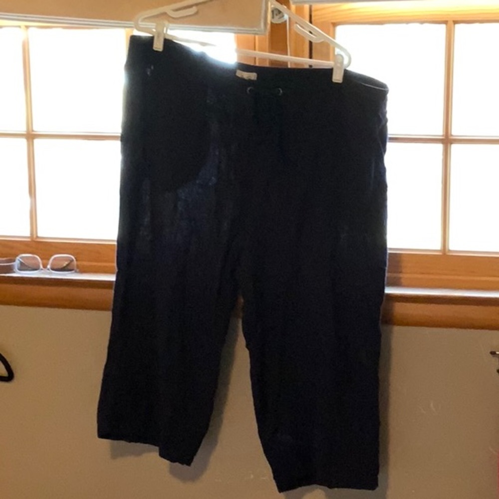Linen capris